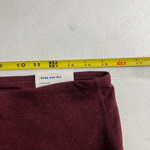 Old Navy Active Womens Large Maroon Cozecore High Rise Go-Dry Stirup Leggings - Picture 8 of 10